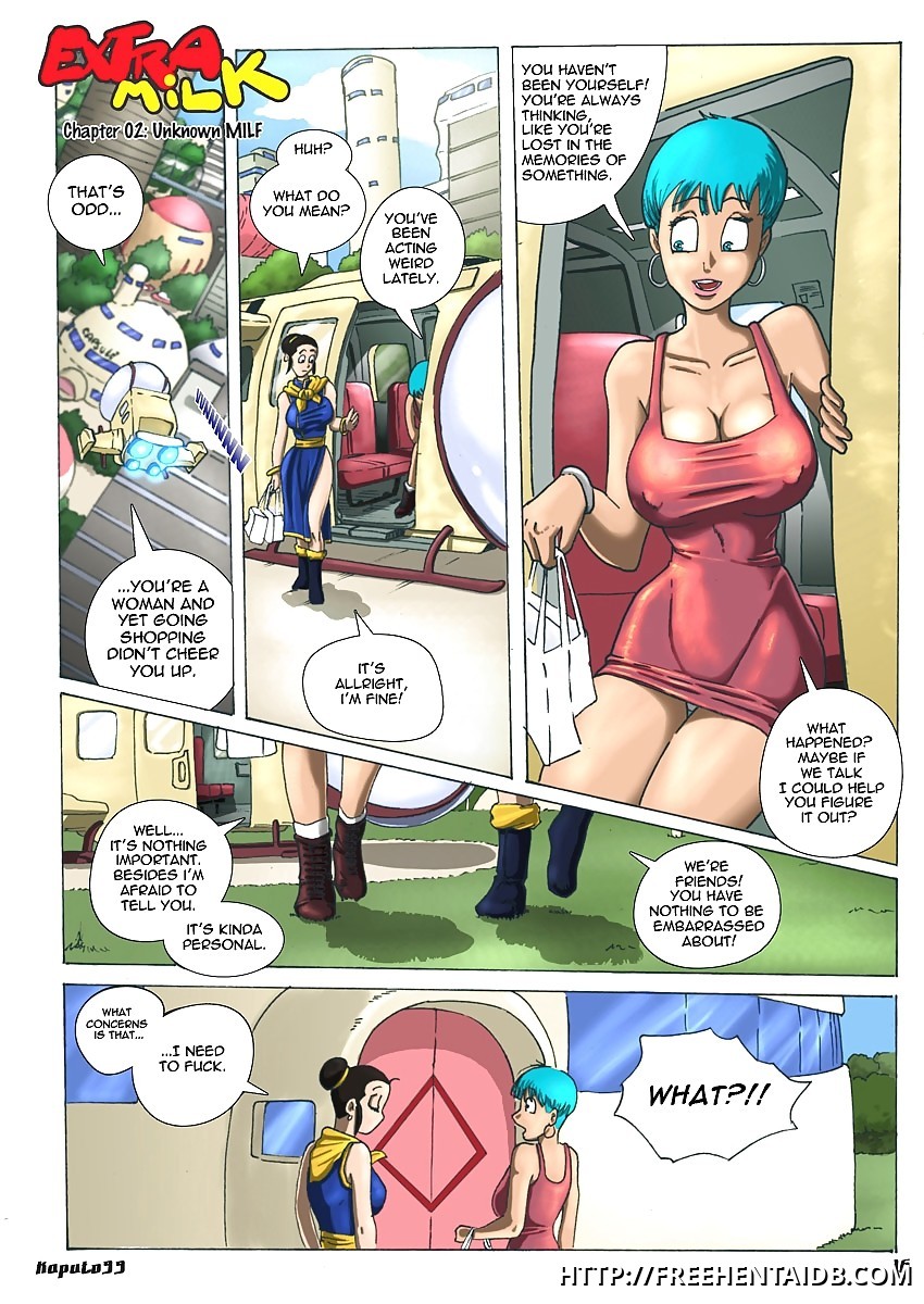 Bulma gets fucked by goku dragon ball hentai manga Extra Milk Chapter 02 Bulma And Chi Chi Try Hardcore Sex